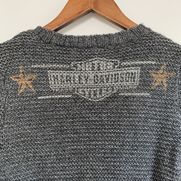 harley davidson / knit sweater - Picture 8 of 8